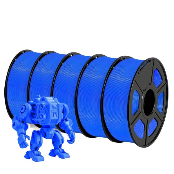 3D Filament, Diameter 1,75 mm, Utskriftshastighet 50-100 mm/s, Utskriftstemperatur 200°C-215°C,5BLÅ