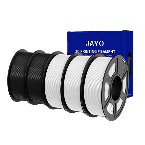 3D PLA-filament, 1,75 mm diameter, 320 meter längd, miljövänligt material,PLA 2BK3WT