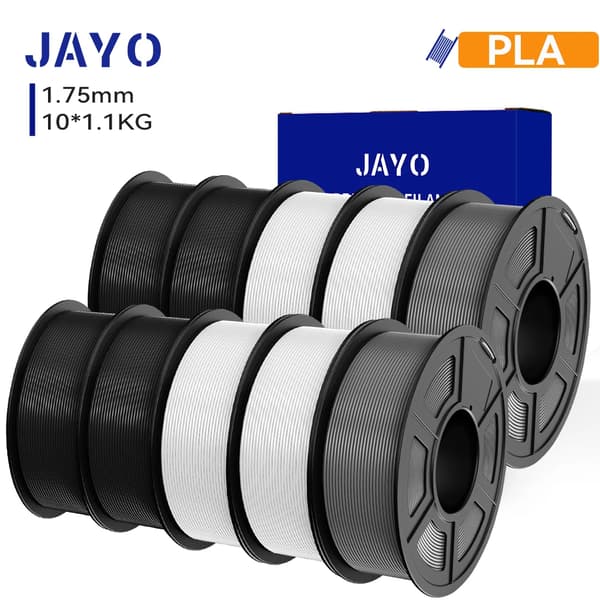 3D PLA Filament, 1,75 mm Diameter, 320 Meter Længde, Miljøvenligt Materiale,PLA 4BK4WT2GY