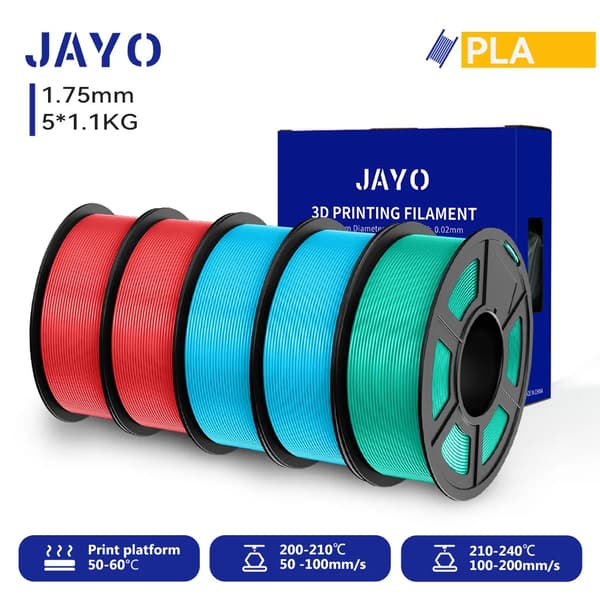 3D PLA -filamentti, 1,75 mm halkaisija, 320 metriä pituus, ympäristöystävällinen materiaali,PLA 2CR2SBMG