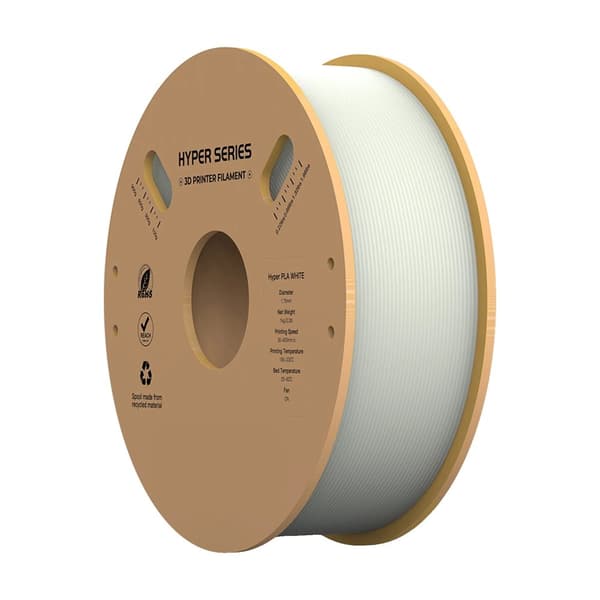 3D-utskriftsfilament, 1,75 mm diameter, fast form, hög fluiditet,VIT