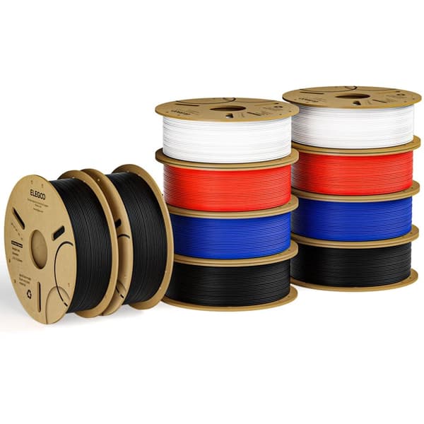 3D-utskrift filament, 1,75 mm diameter, dimensionell noggrannhet +/- 0,02 mm, PLA+ material,Blandad 10kg