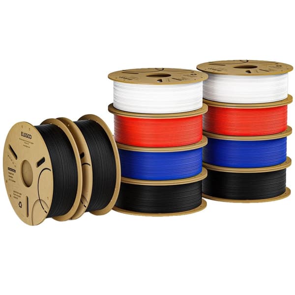 3D-utskrift filament, 1,75 mm diameter, dimensionell noggrannhet +/- 0,02 mm, PLA+ material,Blandad 10kg