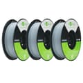 Miniatyrbillede 1 af 2: 3D-printer filament, 1,75 mm diameter, miljøvenligt materiale, holdbar printkvalitet,3kg Grå