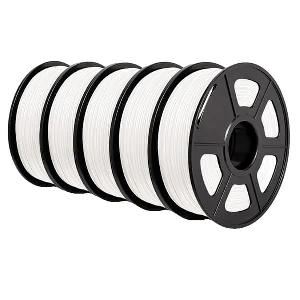 3D Filament, 1,75 mm, Miljøvenlig, 1 KG,ABS hvid