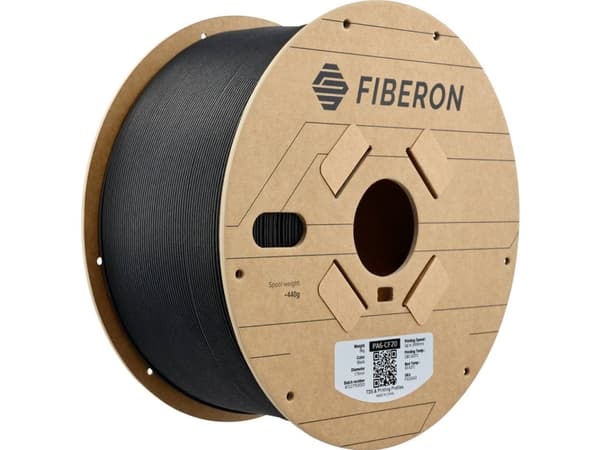 Polymaker FG03002 Fiberon™ PA6-CF20 Filament PA6-CF Kulfiberforstærket 1.75 mm 3000 g Sort 1 stk