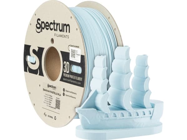 Spectrum Filaments 80711 Pastello PLA Filament PLA-plast Mat 1.75 mm 1000 g Atmospheric Blue, Blå , Pastel 1 stk