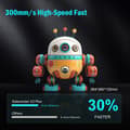 Miniatyrbillede 2 af 4: 3D-printer, automatisk nivellering, 300 mm/s maksimal hastighed, 300x300x400 mm printstørrelse,Artilleri Sidewinder X3 Plus, EU