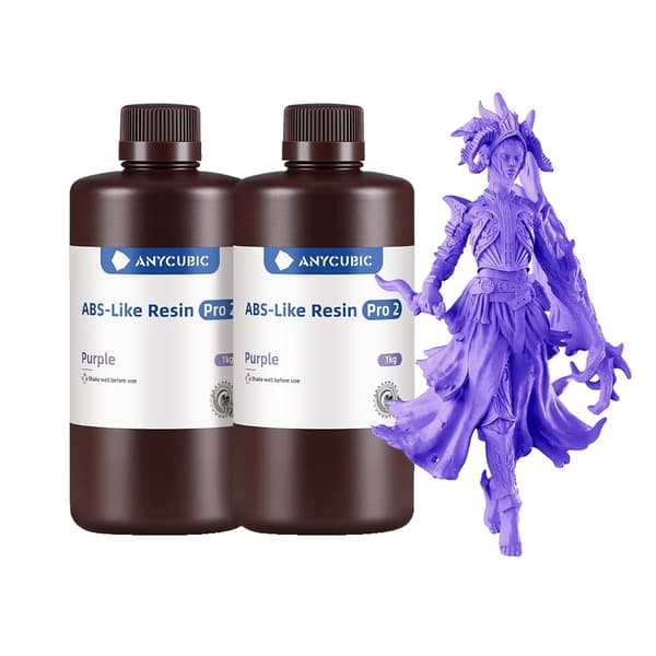 3D-tulostimen hartsia, korkea UV-kestävyys, erinomaiset mekaaniset ominaisuudet,Violetti-2kg