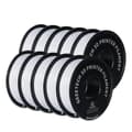Pikkukuva 1 / 2: PLA-lankaa, 10 kg paino, 1,75 mm halkaisija,PETG Valkoinen 10Kg