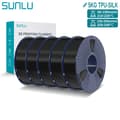 Miniatyrbillede 2 af 2: TPU Silke 3D Filament, 5 KG Vægt, Nem at Udskrive,5KG TPU Silke Sort