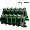 Miniatyrbillede 2 af 2: Geeetech PETG filament, 10 kg holdbart materiale, 1,75 mm diameter, lav skrumpning,grøn
