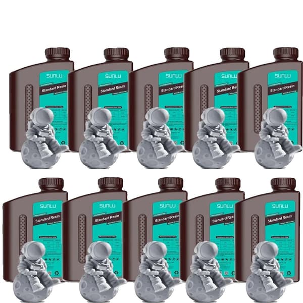 SUNLU 3D-skrivharpiks, 10KG Standard, Vattenlöslig Funktion,Standard GY