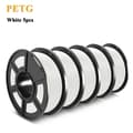 Miniatyrbillede 2 af 2: SUNLU PETG 3D Filament, Diameter 1,75 mm, Print Temperatur 230-250℃,PETG Hvid 5