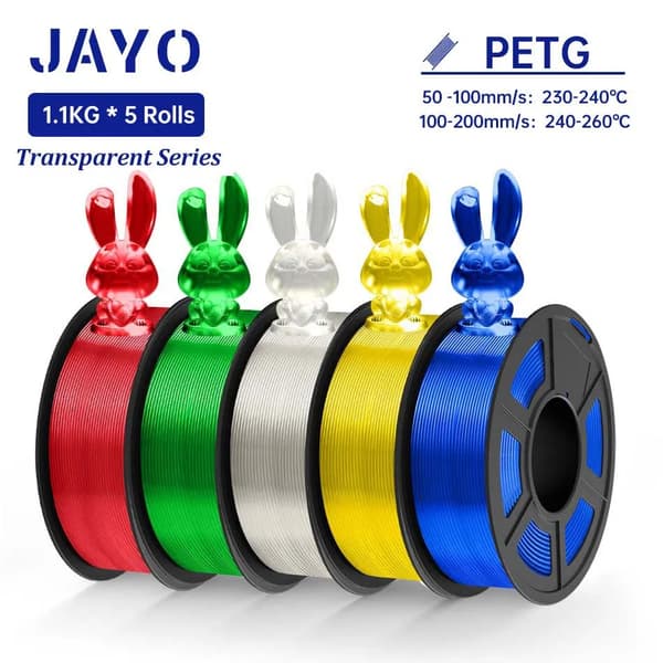 3D-printer PETG filament, 1,1 kg pr. rulle, 1,75 mm diameter,PETG TP Mix-2