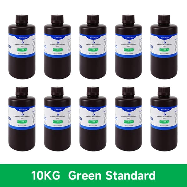 3D-tulostin UV-hartsilla, nopea kovettumisaika, korkea vetolujuus,10KG Vihreä Standardi