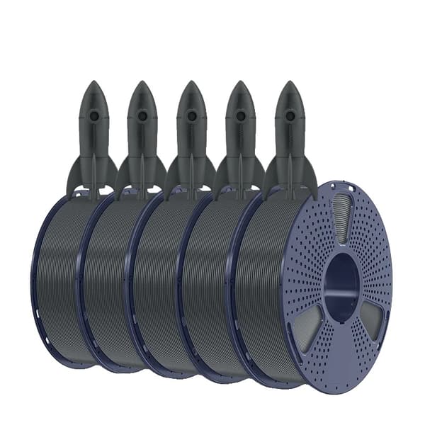 SUNLU PLA Filament, Høj Hastighed 1,75 mm, 1 KG Vægt,5 HSPLA Grå