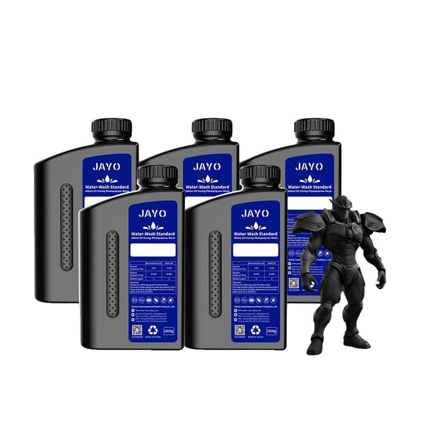 3D-skrivare Vattenlöslig Resin, Snabb härdning, Lätt doft,WW Svart 5