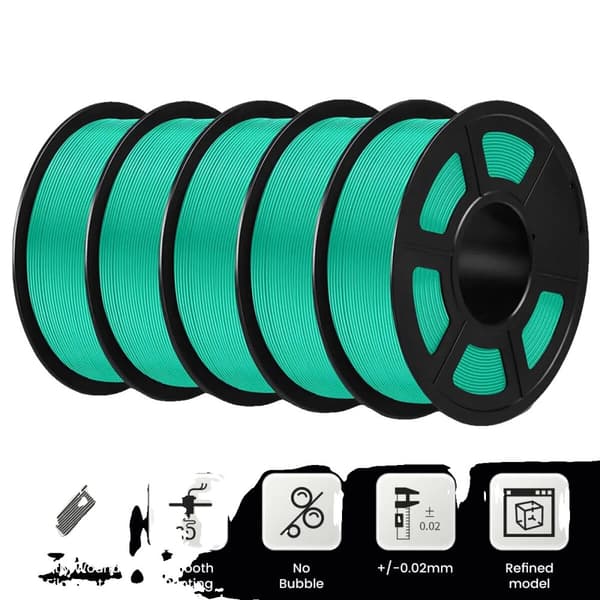 PLA PLUS Filament, Precis Tolerans ±0,02MM, Optimal Utskriftstemperatur 205-215℃,PLA PLUS Mintgrön