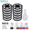 Miniatyrbillede 2 af 2: PETG 3D-printer filament, høj sejhed, diameter på 1,75MM,PETG HVID 10KG