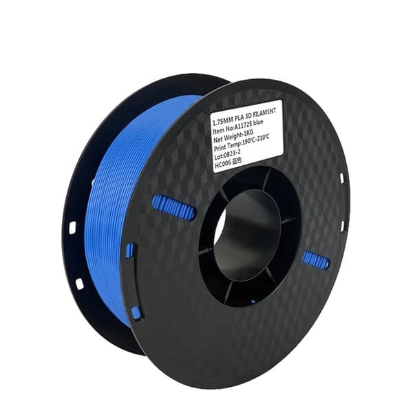 PLA Filament, 3KG Kapacitet, 175mm Diameter, 3KG Blå