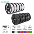 Pikkukuva 2 / 2: PETG 3D-tulostinmateriaali, halkaisija 1,75MM, nolla kuplia, paino 10KG,PETG 5KG paino harmaa