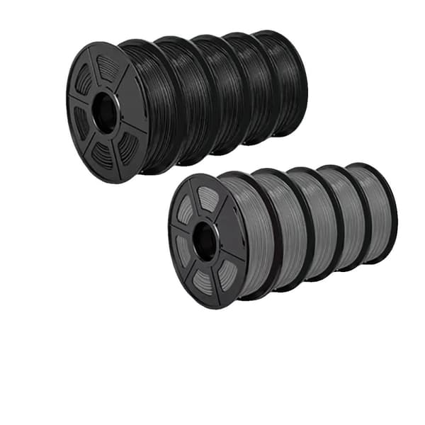 PETG 3D-skrivartråd, 1,75MM Diameter, Noll Bubblor, 10KG Vikt,PETG 5KG SV GR