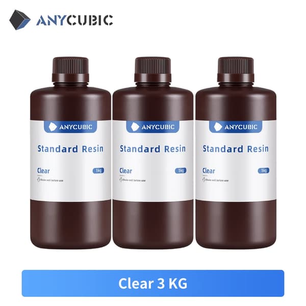 3D-skrivarharts, Köp 3 KG Få 4 KG, UV-harts, UV Clear 3 KG