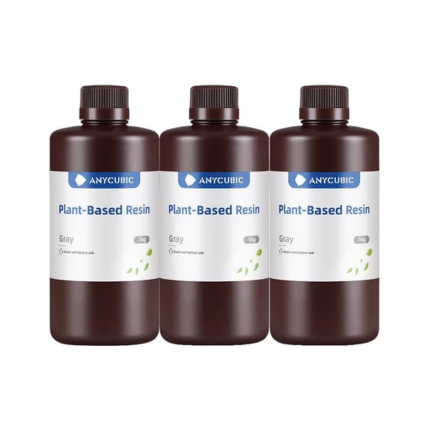 3D Printer Resin, Køb 3 KG Få 4 KG, UV Resin, ECO Grå 3 KG