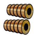 Miniatyrbillede 1 af 2: 3D Printer Filament, Tri-Color Silk PLA, 175mm Diameter, Speciel Farve, Guld Sølv Kobber