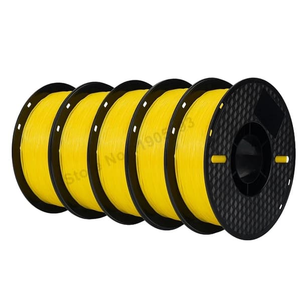 Fleksibel TPU Filament, 1,75 mm Diameter, Blødt og Holdbart Materiale,5KG Gul TPU