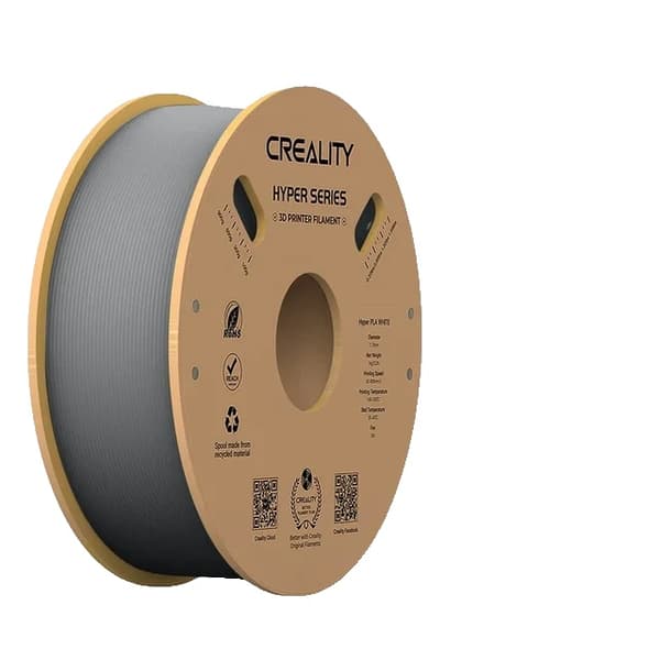 3D Printer Filament, Højhastighedsudskrivning, Dimensionel Nøjagtighed, 1KG Grå Hyper PLA