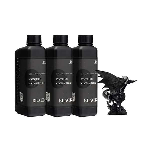 3D-utskriftsresin, vita och svarta färgalternativ, finns i 3 kg och 5 kg,Svart-3kg