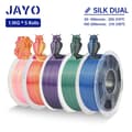 Miniatyrbillede 2 af 2: JAYO Rainbow 3D Printer Filament, Dobbelt Farvevalg, 1,75 mm Diameter,SILKDC Mix-3 5ruller