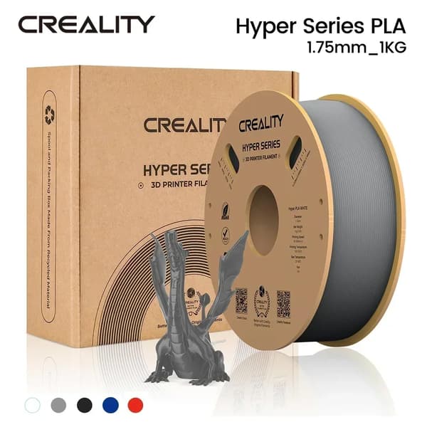 3D Printer Filament, Bedre Flydighed, Hurtigere Afkøling, 1KG-Grå