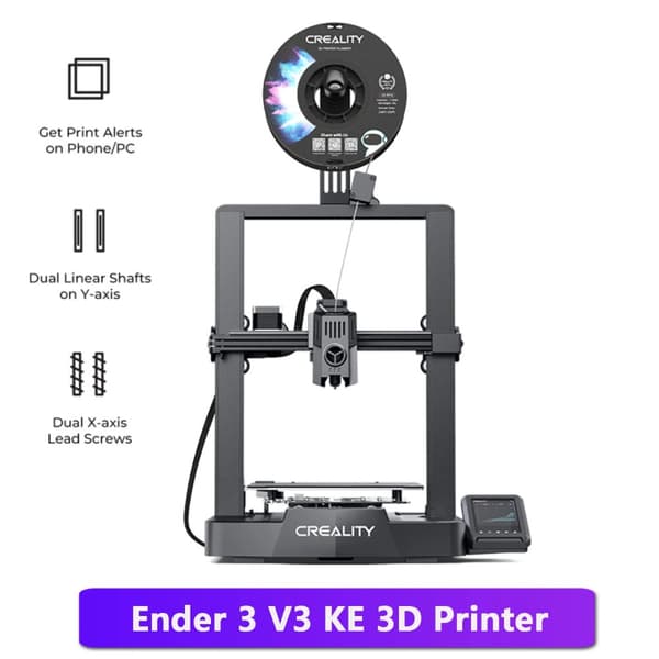 3D-tulostin, FDM-teknologia, automaattinen tasoitus,Ender-3 V3 KE