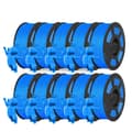 Miniatyrbillede 1 af 2: PLA Mat Filament 1,75mm, Ikke-Giftig, Bionedbrydelig, Høj Dimensionel Præcision,MATTE Blå 10Rulle