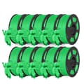 Miniatyrbillede 1 af 2: PLA Mat Filament 1,75mm, Ikke-Giftig, Bionedbrydelig, Høj Dimensionel Præcision,MATTE Grøn 10Rulle