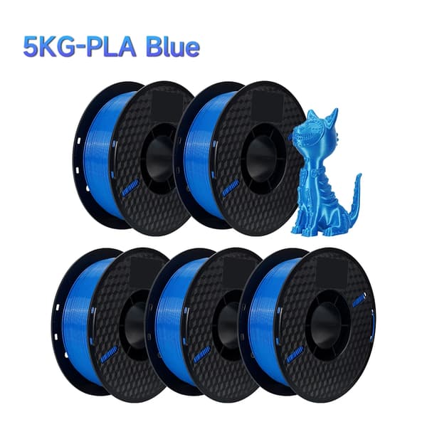 3D-skrivartråd, Blandade färger, PLA-material, 5KG Blå
