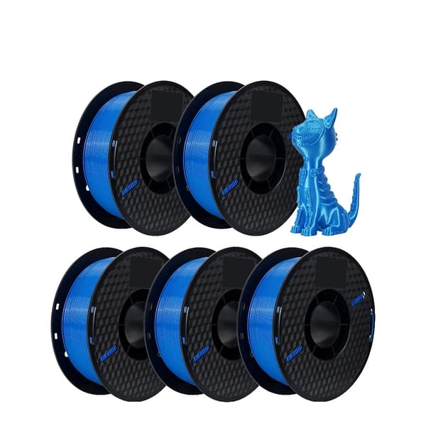 3D-skrivartråd, Blandade färger, PLA-material, 5KG Blå