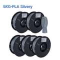 Miniatyrbillede 2 af 2: 3D Printer Filament, Blandede Farver, PLA Materiale, 5KG sølv