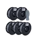 Miniatyrbillede 1 af 2: 3D Printer Filament, Blandede Farver, PLA Materiale, 5KG sølv
