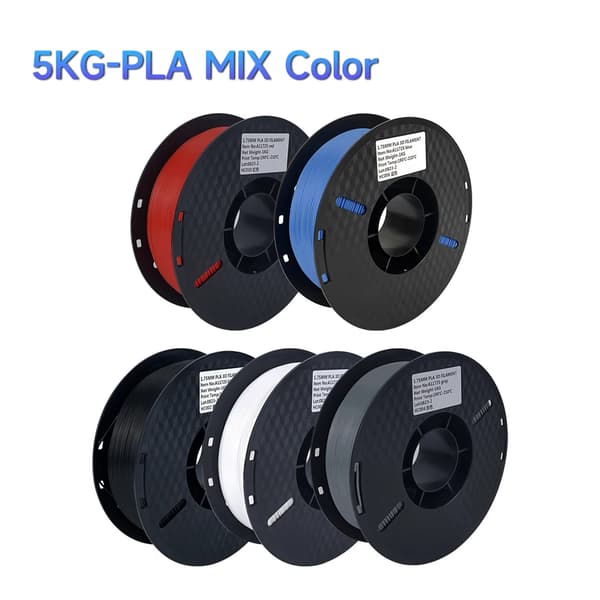 3D-skrivartråd, Blandade färger, PLA-material, Set B