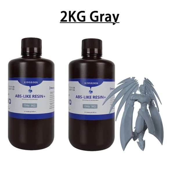 3D-skrivarharpiks, 2KG grå, hög precision, överlägsen flexibilitet,2KG Grå