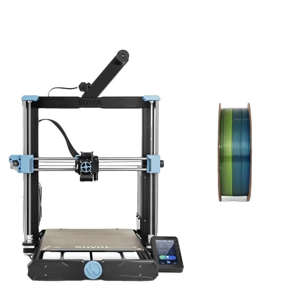 SV06 Plus 3D-printer, høj hastighed 150 mm/s, stor printstørrelse 300x300 mm,EU, SV06P Tilføj 1kg PLA