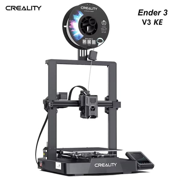 Creality 3D-skrivare, högtemperaturkapacitet, automatisk nivåjustering, användarvänlig pekskärm,Ender-3 V3 KE