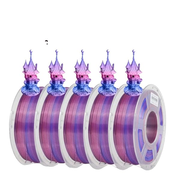 JAYO 3D Filamentti, Kolmivärinen, Korkea Kerrosliimaus,SILK Sateenkaariväri 02