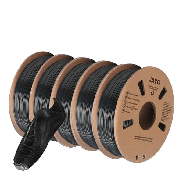 3D Printer Filament, Ingen Boble, Hurtig Forsendelse, TPU Sort 2,5KG