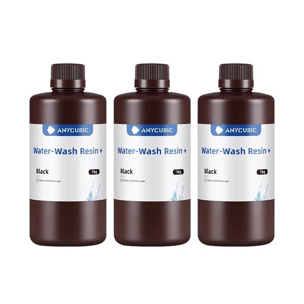 3D Printer Resin, Køb 3 KG Få 4 KG, UV Resin, Vand Sort 3 KG