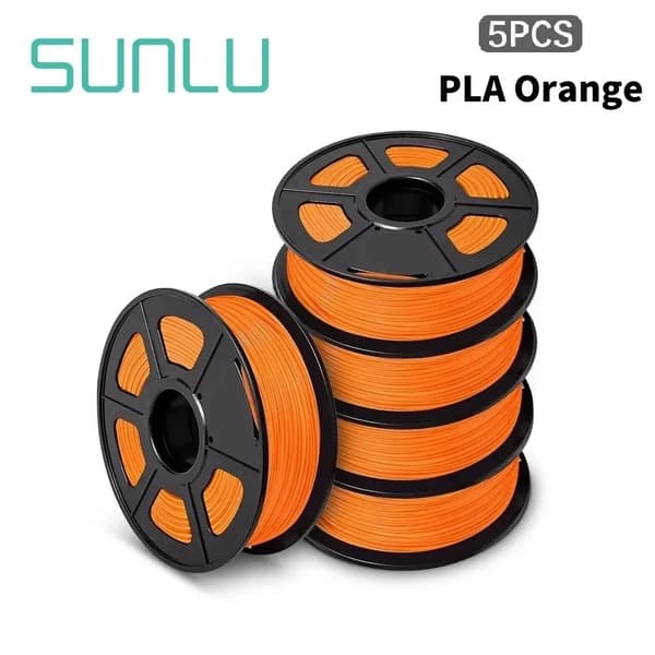PLA 3D-printer filament, 1,75 mm diameter, 200-210°C printtemperatur,Appelsin